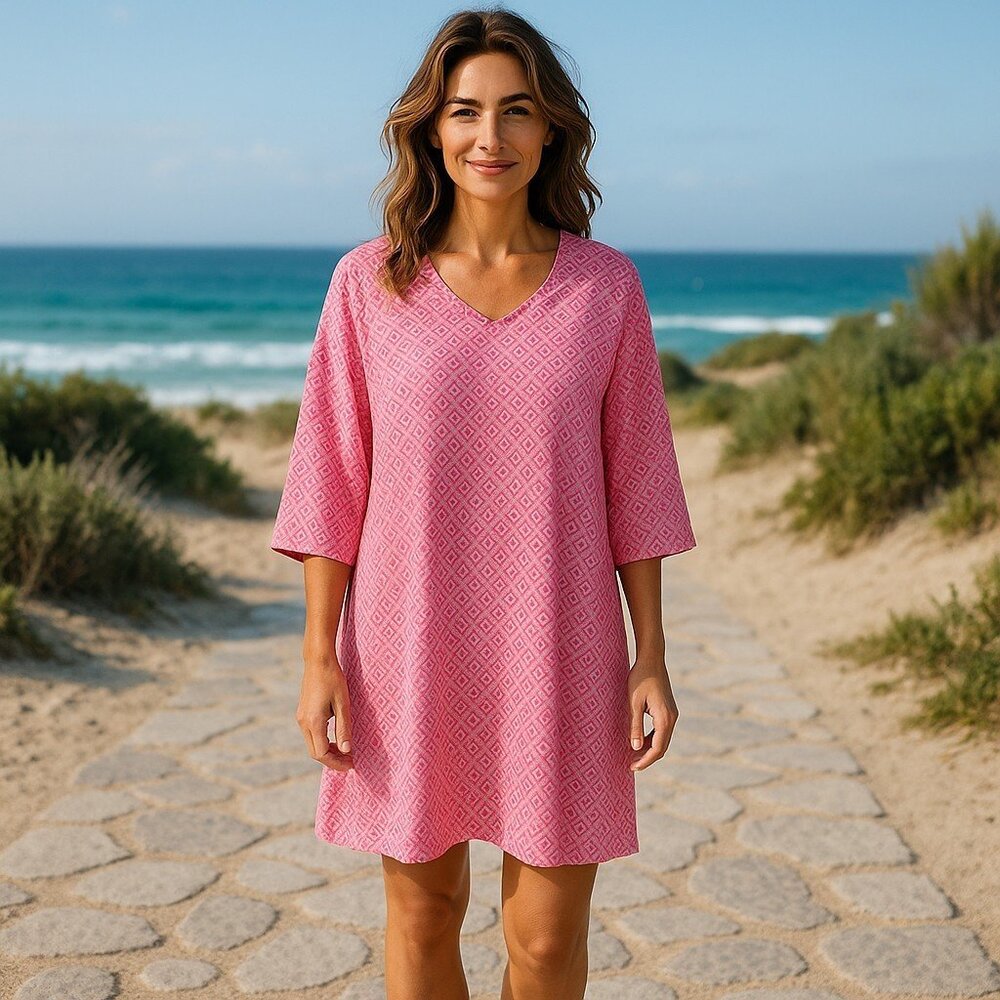 Caribbean Joe Lightweight Summer Dress